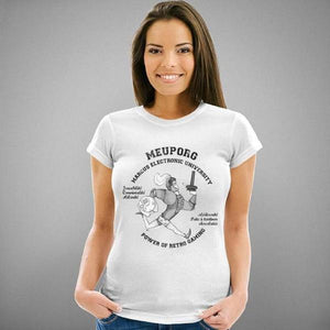 T-shirt Geekette - Meuporg - Couleur Blanc - Taille S