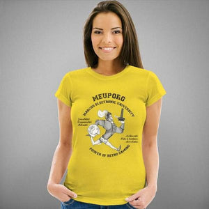 T-shirt Geekette - Meuporg - Couleur Jaune - Taille S