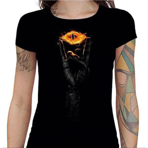 T-shirt Geekette - Mordorock - Sauron - Couleur Noir - Taille S