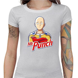 T-shirt Geekette - Mr Punch - Couleur Blanc - Taille S