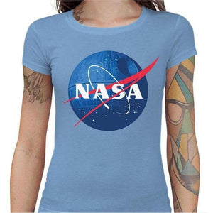 T-shirt Geekette - NASA - Couleur Ciel - Taille S