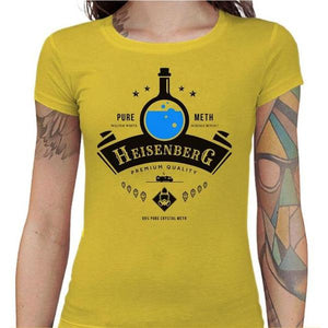 T-shirt Geekette - Potion d'Heisenberg - Couleur Jaune - Taille S