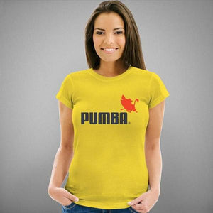 T-shirt Geekette - Pumba - Couleur Jaune - Taille S