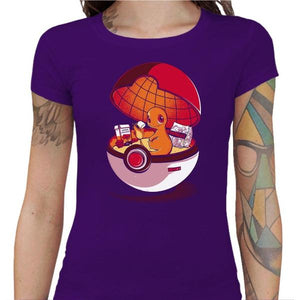T-shirt Geekette - Red Poke House - Couleur Violet - Taille S