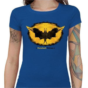 T-shirt Geekette - Rorschach Batman - Couleur Bleu Royal - Taille S