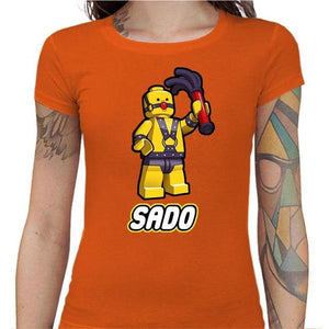 T-shirt Geekette - Sado - Couleur Orange - Taille S