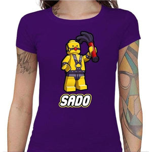 T-shirt Geekette - Sado - Couleur Violet - Taille S