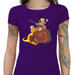 T-shirt Geekette - SangoRey - Couleur Violet - Taille S