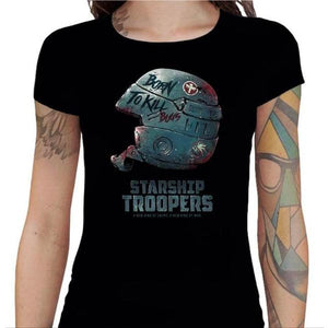 T-shirt Geekette - Starship Troopers - Couleur Noir - Taille S