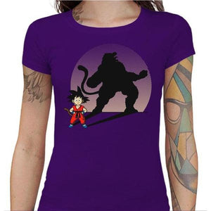T-shirt Geekette - The Beast Inside - Couleur Violet - Taille S