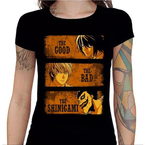T-shirt Geekette - The Shinigami – le Bon la Brute et le Truand - Couleur Noir - Taille S