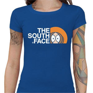 T-shirt Geekette - The south Face - Couleur Bleu Royal - Taille S