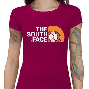 T-shirt Geekette - The south Face - Couleur Fuchsia - Taille S