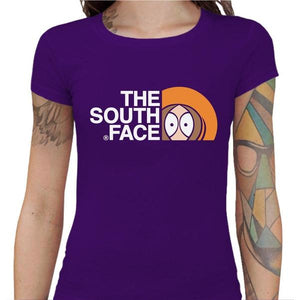 T-shirt Geekette - The south Face - Couleur Violet - Taille S