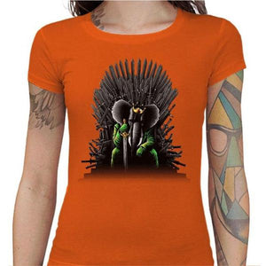 T-shirt Geekette - Unexpected King - Couleur Orange - Taille S