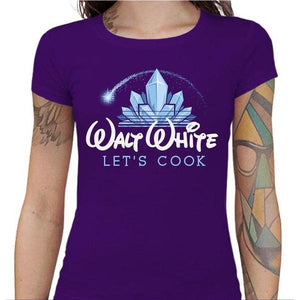 T-shirt Geekette - Walt White - Couleur Violet - Taille S