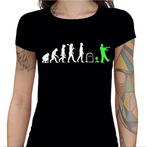 T-shirt Geekette - Zombie - Couleur Noir - Taille S