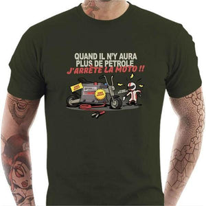 T shirt Motard homme - Electrique - Couleur Army - Taille S