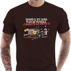 T shirt Motard homme - Electrique - Couleur Chocolat - Taille S