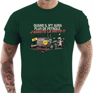 T shirt Motard homme - Electrique - Couleur Vert Bouteille - Taille S