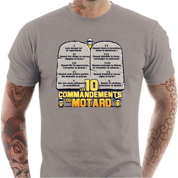 T shirt Motard homme - Les 10 commandements