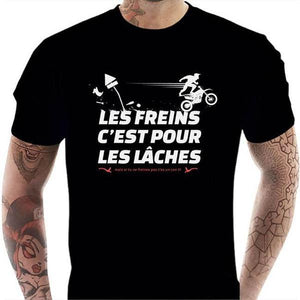 T shirt Motard homme - Les Freins - Couleur Noir - Taille S