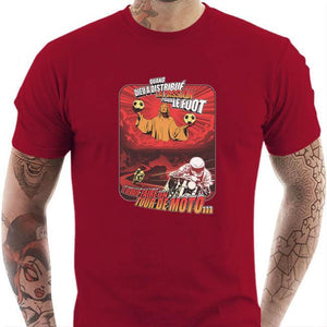T shirt Motard homme - Passion - Couleur Rouge Tango - Taille S