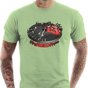 T shirt Motard homme - The Red Zone - Couleur Tilleul - Taille S