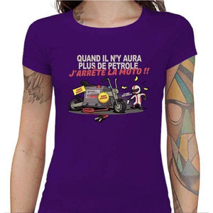 T shirt Motarde - Electrique - Couleur Violet - Taille S