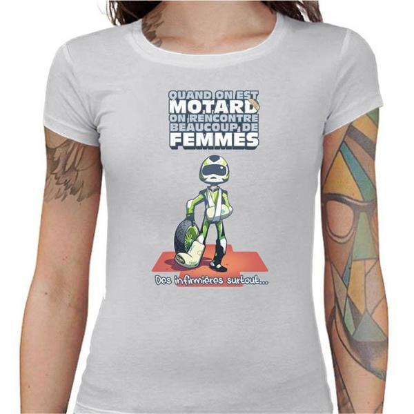 T shirt Motarde - Le Motard et les Femmes