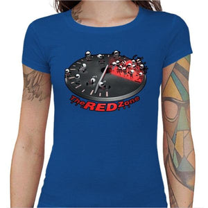 T shirt Motarde - The Red Zone - Couleur Bleu Royal - Taille S