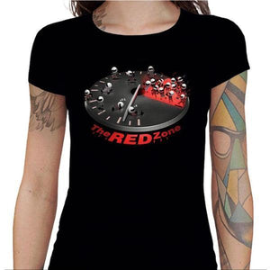 T shirt Motarde - The Red Zone - Couleur Noir - Taille S