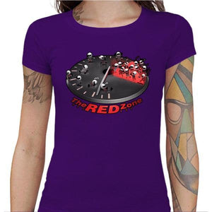 T shirt Motarde - The Red Zone - Couleur Violet - Taille S
