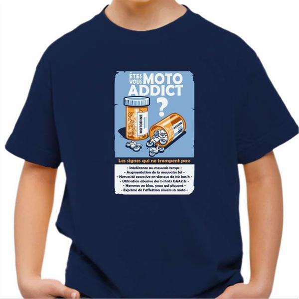 T shirt Moto Enfant - Moto Addict