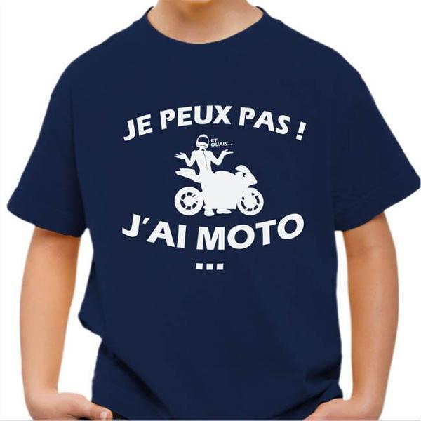 T-shirt moto enfant Born to ride - T-shirts enfants pas chers
