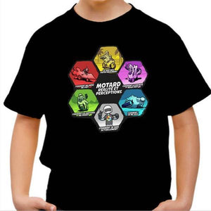 T shirt Moto Enfant - Réalité et perception - Couleur Noir - Taille 4 ans