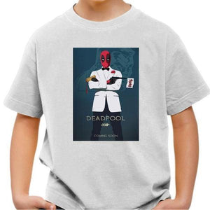 T-shirt enfant geek - Agent Pool - Couleur Blanc - Taille 4 ans