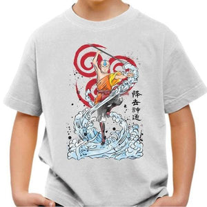 T-shirt enfant geek - Avatar - Air Nomad - Couleur Blanc - Taille 4 ans
