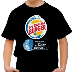 T-shirt enfant geek - Big Kahuna Burger - Couleur Noir - Taille 4 ans