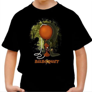 T-shirt enfant geek - BilboSACquet - Hobbit - Couleur Noir - Taille 4 ans