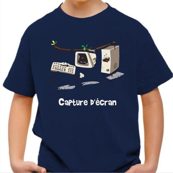 T-shirt enfant geek - Capture d'écran