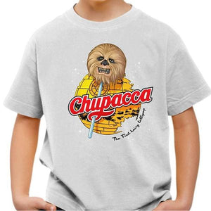 T-shirt enfant geek - Chupacca - Chewbacca - Couleur Blanc - Taille 4 ans