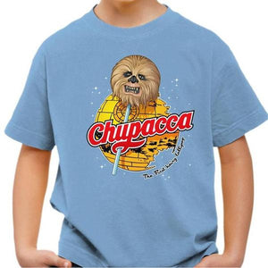 T-shirt enfant geek - Chupacca - Chewbacca - Couleur Ciel - Taille 4 ans
