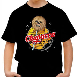T-shirt enfant geek - Chupacca - Chewbacca - Couleur Noir - Taille 4 ans