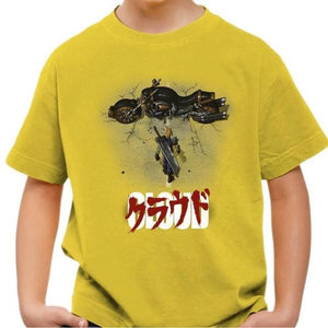 T-shirt enfant geek - Cloud X Akira - Couleur Jaune - Taille 4 ans