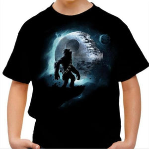 T-shirt enfant geek - Dark Moon Chewie - Couleur Noir - Taille 4 ans