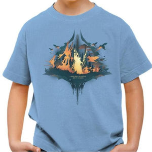 T-shirt enfant geek - Eldars - Couleur Ciel - Taille 4 ans
