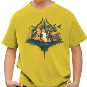 T-shirt enfant geek - Eldars - Couleur Jaune - Taille 4 ans