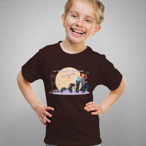 T-shirt enfant geek - Evolution - Couleur Chocolat - Taille 4 ans