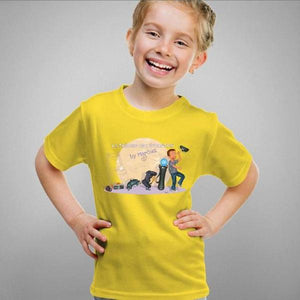 T-shirt enfant geek - Evolution - Couleur Jaune - Taille 4 ans